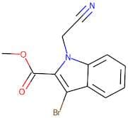 Methyl 3-bromo-1-(cyanomethyl)-1H-indole-2-carboxylate