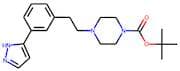 4-[3-(1H-Pyrazol-5-yl)phenethyl]piperazine, N1-BOC protected