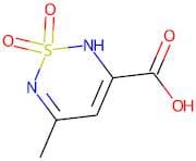 1,2-Dihydro-1,1-dioxo-5-methyl-1,2,6-thiadiazine-3-carboxylic acid