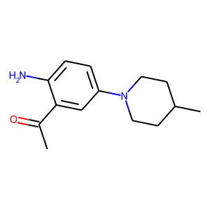 1-[2-Amino-5-(4-methylpiperidin-1-yl)phenyl]ethan-1-one