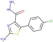 2-Amino-5-(4-chlorophenyl)-1,3-thiazole-4-carbohydrazide