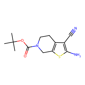 2-Amino-4,5,6,7-tetrahydrothieno[2,3-c]pyridine-3-carbonitrile, N6-BOC protected