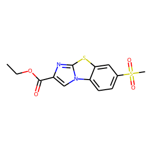 Ethyl 7-(methylsulphonyl)imidazo[2,1-b][1,3]benzothiazole-2-carboxylate