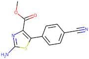 Methyl 2-amino-5-(4-cyanophenyl)-1,3-thiazole-4-carboxylate