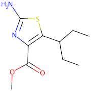 Methyl 2-amino-5-(pent-3-yl)-1,3-thiazole-4-carboxylate