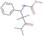 Methyl N-(2,2,4-trimethyl-3-oxo-1-phenylpent-1-yl)carbamate