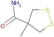4-Methyl-1,2-dithiolane-4-carboxamide
