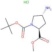 Methyl (2S,4R)-4-aminopyrrolidine-2-carboxylate hydrochloride, N1-BOC protected