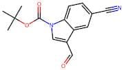 5-Cyano-1H-indole-3-carboxaldehyde, N-BOC protected