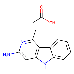 3-Amino-1-methyl-5H-pyrido[4,3-b]indole acetate