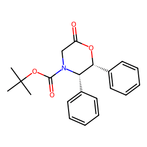 (2R,3S)-(-)-2,3-Diphenyl-6-oxomorpholine, N-BOC protected
