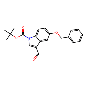 5-(Benzyloxy)-3-formyl-1H-indole, N-BOC protected