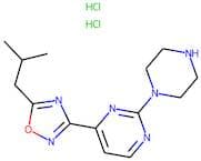 4-(5-Isobutyl-1,2,4-oxadiazol-3-yl)-2-(piperazin-1-yl)pyrimidine dihydrochloride