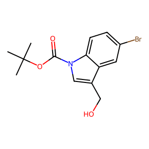5-Bromo-3-(hydroxymethyl)-1H-indole, N-BOC protected