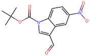 5-Nitro-1H-indole-3-carboxaldehyde, N-BOC protected