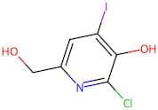 2-Chloro-3-hydroxy-6-(hydroxymethyl)-4-iodopyridine