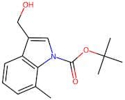3-(Hydroxymethyl)-7-methyl-1H-indole, N-BOC protected
