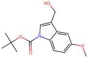 3-(Hydroxymethyl)-5-methoxy-1H-indole, N-BOC protected