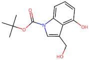 4-Hydroxy-3-(hydroxymethyl)-1H-indole, N-BOC protected 98%