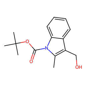 3-(Hydroxymethyl)-2-methyl-1H-indole, N-BOC protected