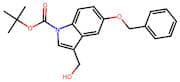 5-(Benzyloxy)-3-(hydroxymethyl)-1H-indole, N-BOC protected
