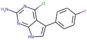 2-Amino-4-chloro-5-(4-iodophenyl)-7H-pyrrolo[2,3-d]pyrimidine
