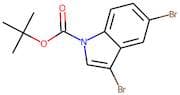 3,5-Dibromo-1H-indole, N-BOC protected