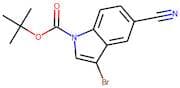 3-Bromo-5-cyano-1H-indole, N-BOC protected