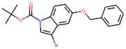 5-(Benzyloxy)-3-bromo-1H-indole, N-BOC protected