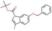 6-Benzyloxy-3-iodo-1H-indole, N-BOC protected