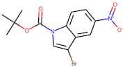 3-Bromo-5-nitro-1H-indole, N-BOC protected