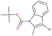 3-Bromo-2-methyl-1H-indole, N-BOC protected