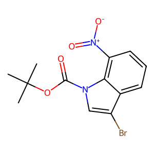 3-Bromo-7-nitroindole, N-BOC protected
