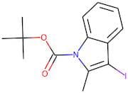 3-Iodo-2-methyl-1H-indole, N-BOC protected