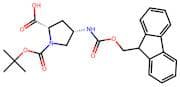 (2S,4S)-Pyrrolidine-2-carboxylic acid, N1-BOC 4-FMOC protected
