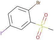 2-Bromo-5-iodophenyl methyl sulphone