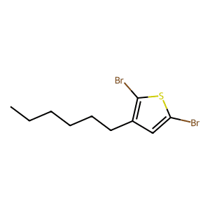 2,5-Dibromo-3-hex-1-ylthiophene