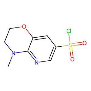 3,4-Dihydro-4-methyl-2H-pyrido[3,2-b][1,4]oxazine-7-sulphonyl chloride