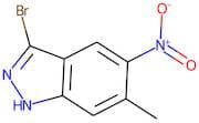 3-Bromo-6-methyl-5-nitro-1H-indazole