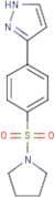 3-(4-Pyrrolidin-1-ylsulfonylphenyl)-1H-pyrazole