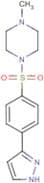 1-Methyl-4-[4-(1H-pyrazol-3-yl)phenyl]sulfonyl-piperazine