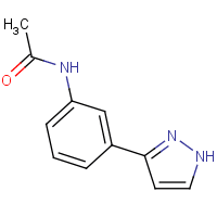 N-[3-(1H-Pyrazol-3-yl)phenyl]acetamide
