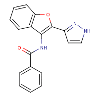 N-[2-(1H-Pyrazol-3-yl)benzofuran-3-yl]benzamide