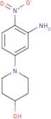 1-(3-Amino-4-nitrophenyl)piperidin-4-ol