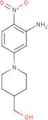 [1-(3-Amino-4-nitrophenyl)piperidin-4-yl]methanol