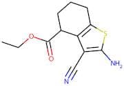 Ethyl 2-amino-3-cyano-4,5,6,7-tetrahydrobenzo[b]thiophene-4-carboxylate