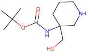 3-Amino-3-(hydroxymethyl)piperidine, 3-BOC protected