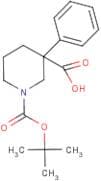 3-Phenylpiperidine-3-carboxylic acid, N-BOC protected