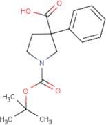 3-Phenylpyrrolidine-3-carboxylic acid, N-BOC protected