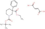 1-tert-Butyl 3-ethyl 3-phenylpiperidine-1,3-dicarboxylate fumarate